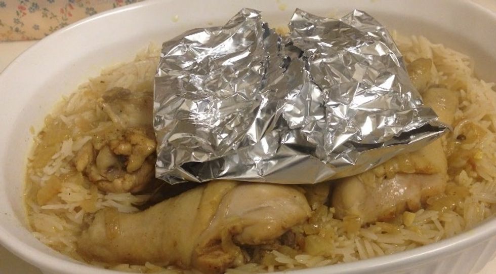 Also place the carrots and raisins on top