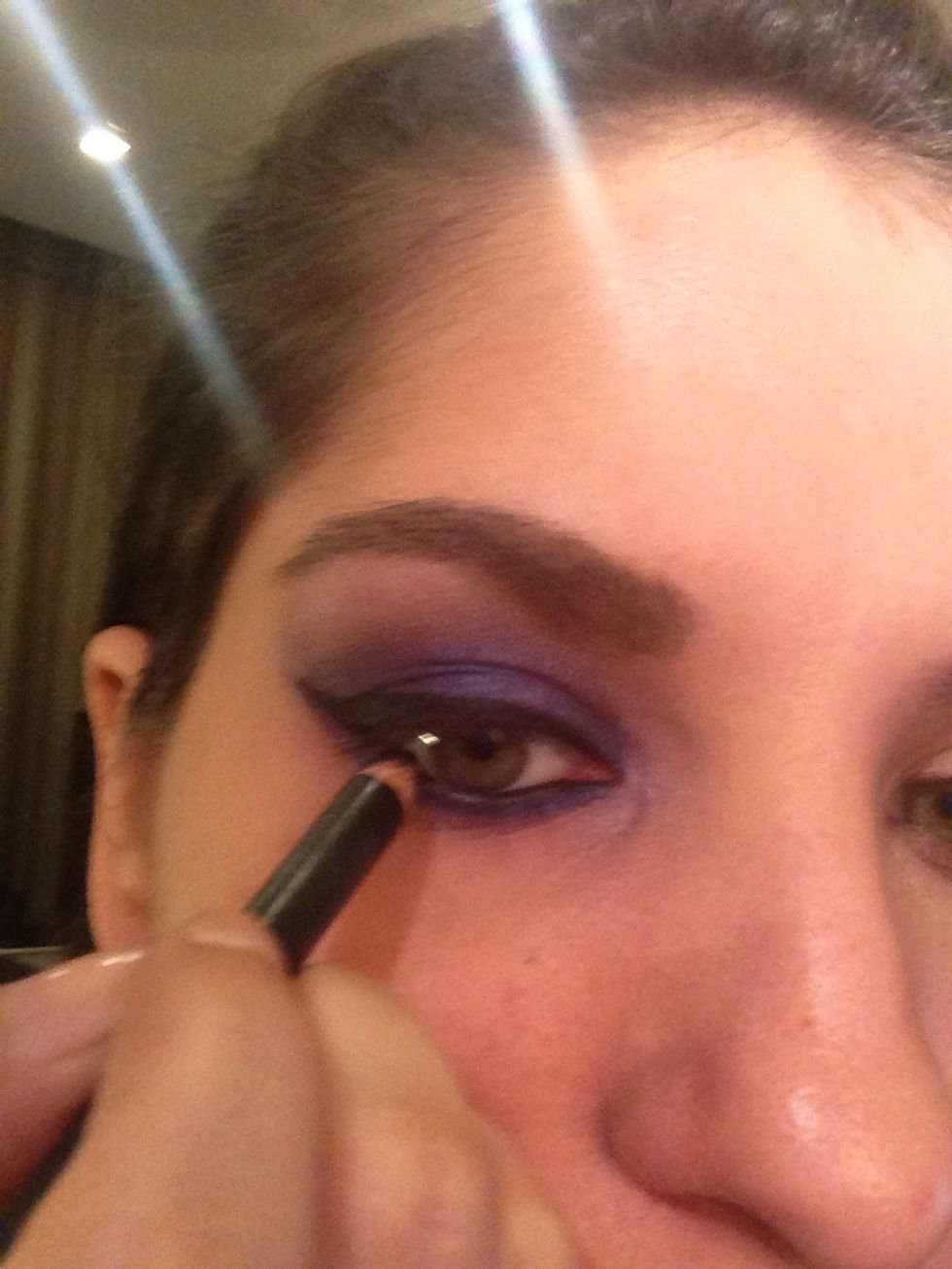 Also rim your water line, top and bottom with a black kohl pencil or gel liner