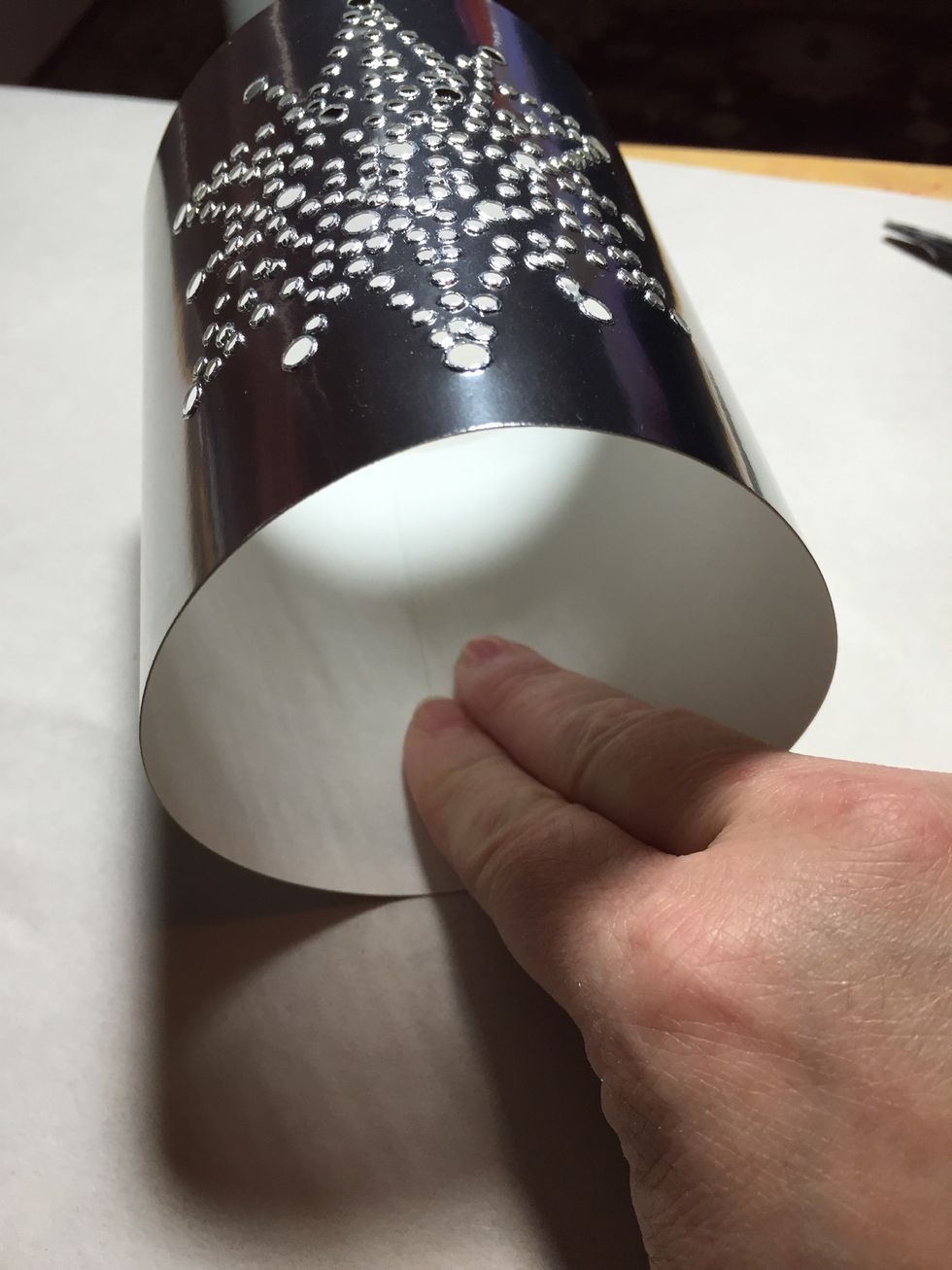 also rub the seam from the inside of the piece.