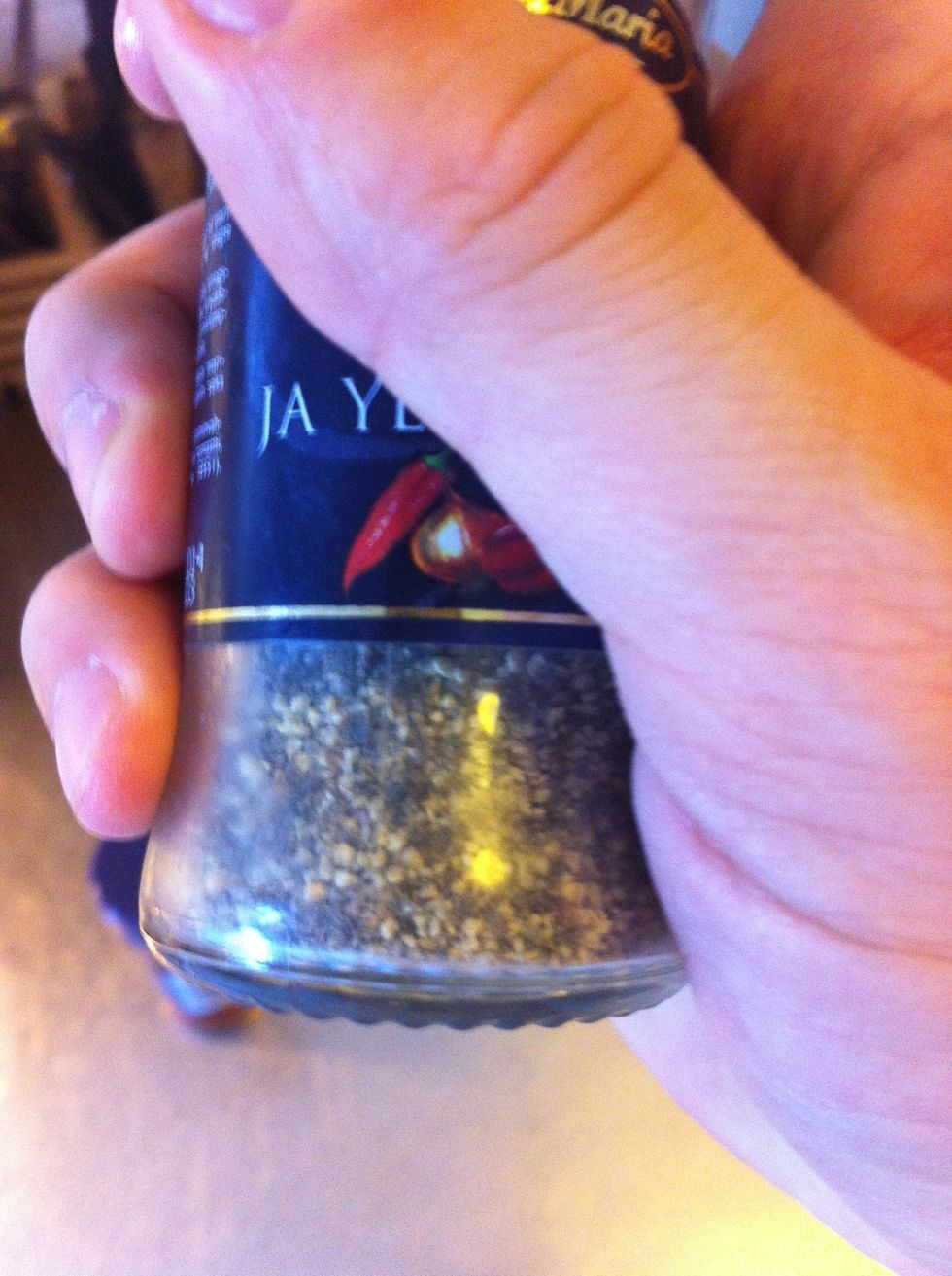 Also some black pepper