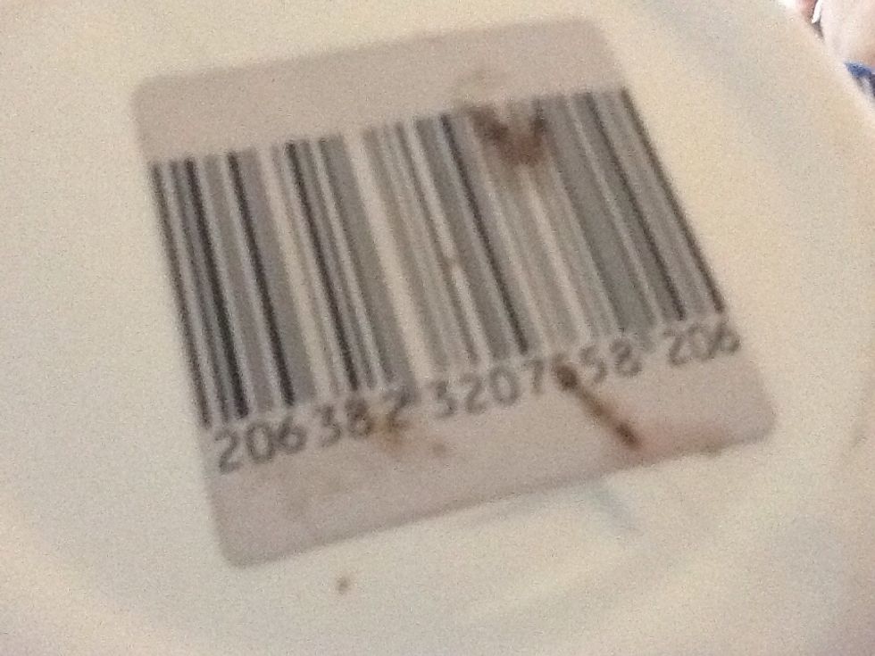 Also take the barcode off the bottom