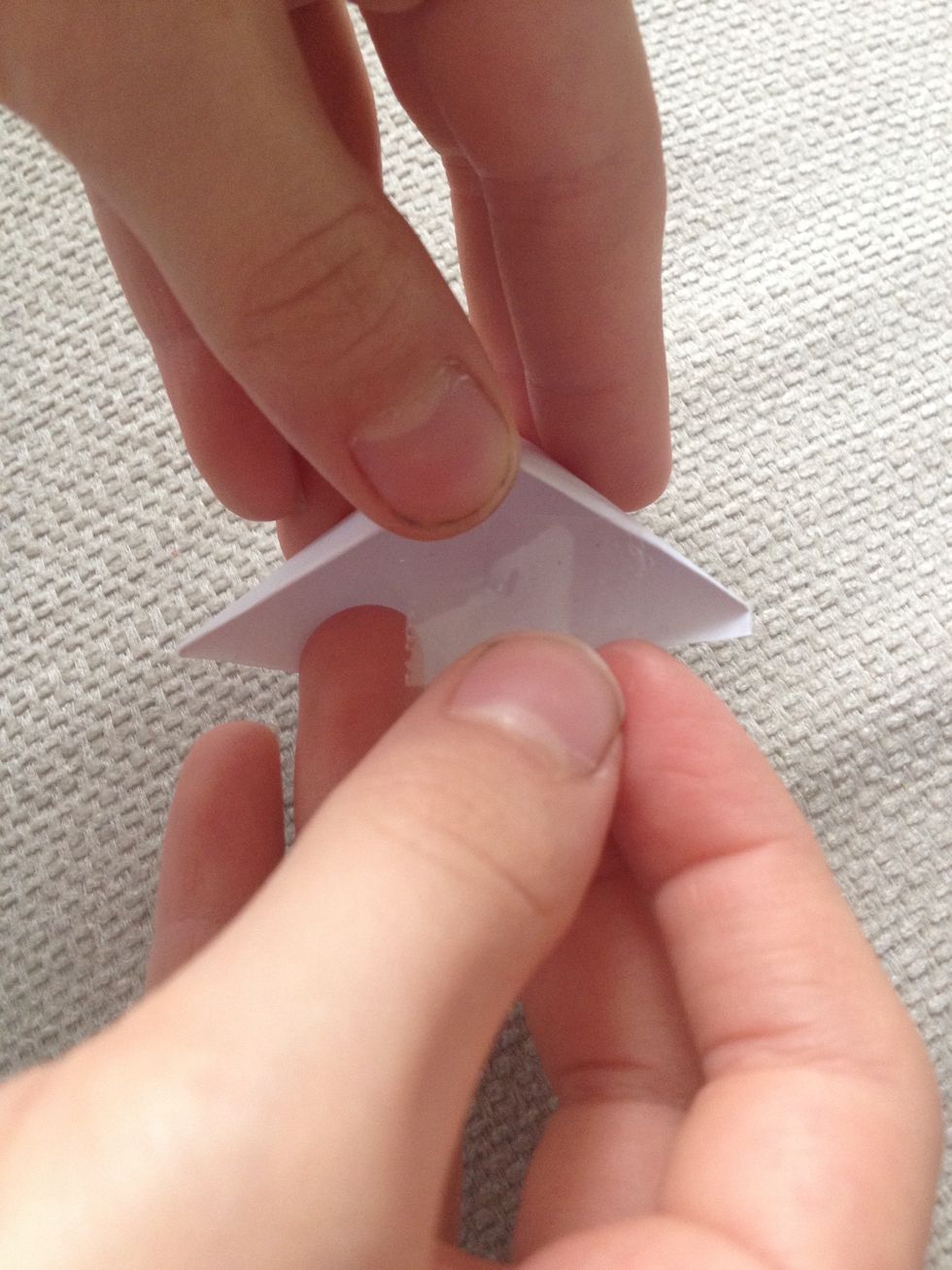 Also tape the flaps together on the inside, to make sure the page is going in the right place