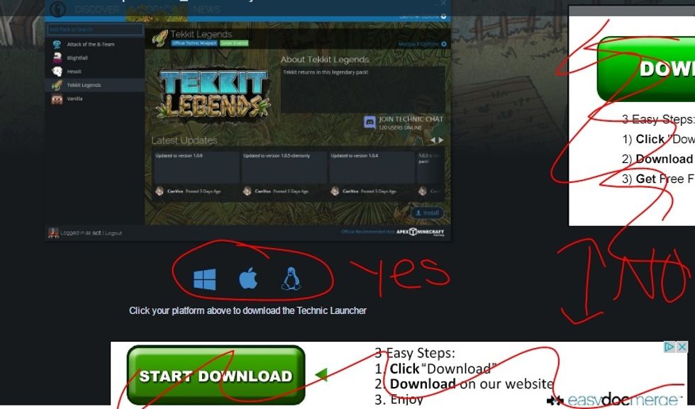 Also, to download the technic launcher, you can just search online, but be sure you don't download the wrong thing! (http://www.technicpack.net/download)