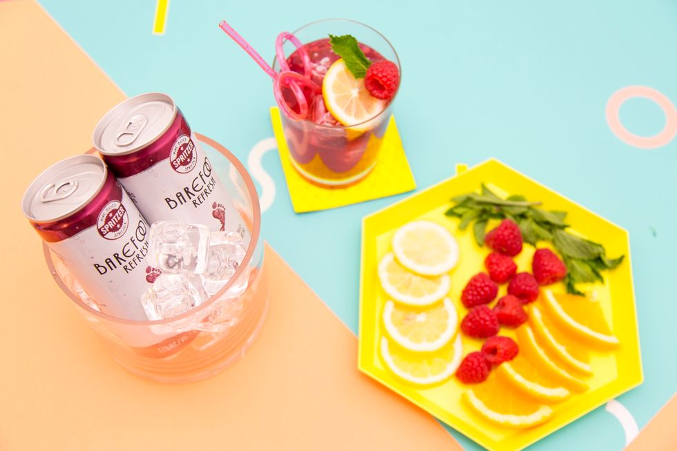 Also, we\u2019re stoked because Barefoot Refresh Summer Red Spritzer is now served in a single-serve can, which makes it ideal for pool parties, park adventures and beach days.