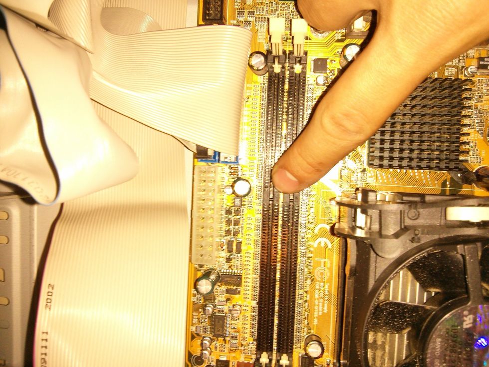 Also where the slot is