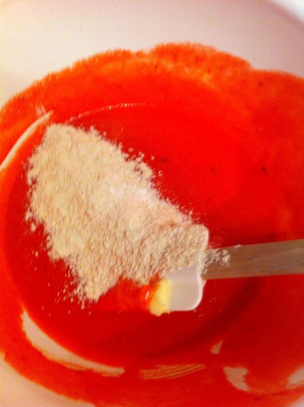 Alternate adding flour mixture...