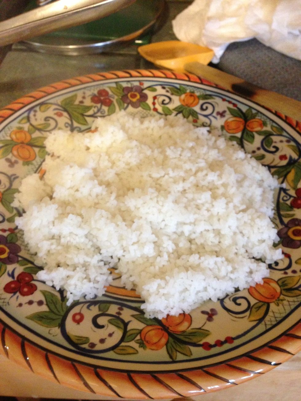 Although the bottom layer could be stuck together and possibly stuck to the pan, its okay. Scoop out what you can from the top and place on a serving dish.