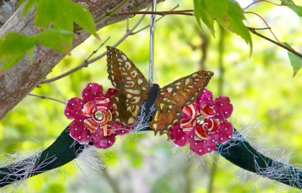 Aluminum die-cuts + embossing + Art Anthology = the perfect embellishments.