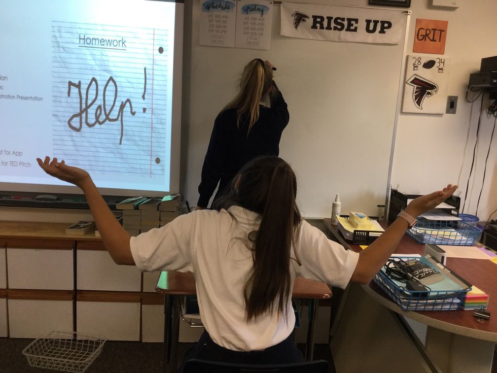 Always ask questions in class.