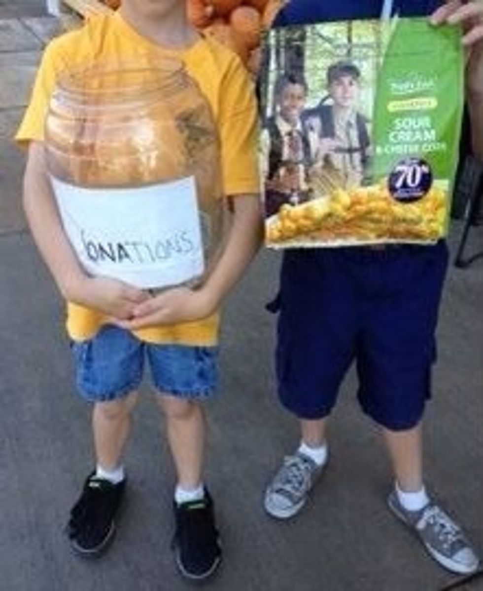 Always donate to children holding collection jars. Always. Even if it's just a quarter. Then smile at their parents or sponsors. Because smiles matter, too.