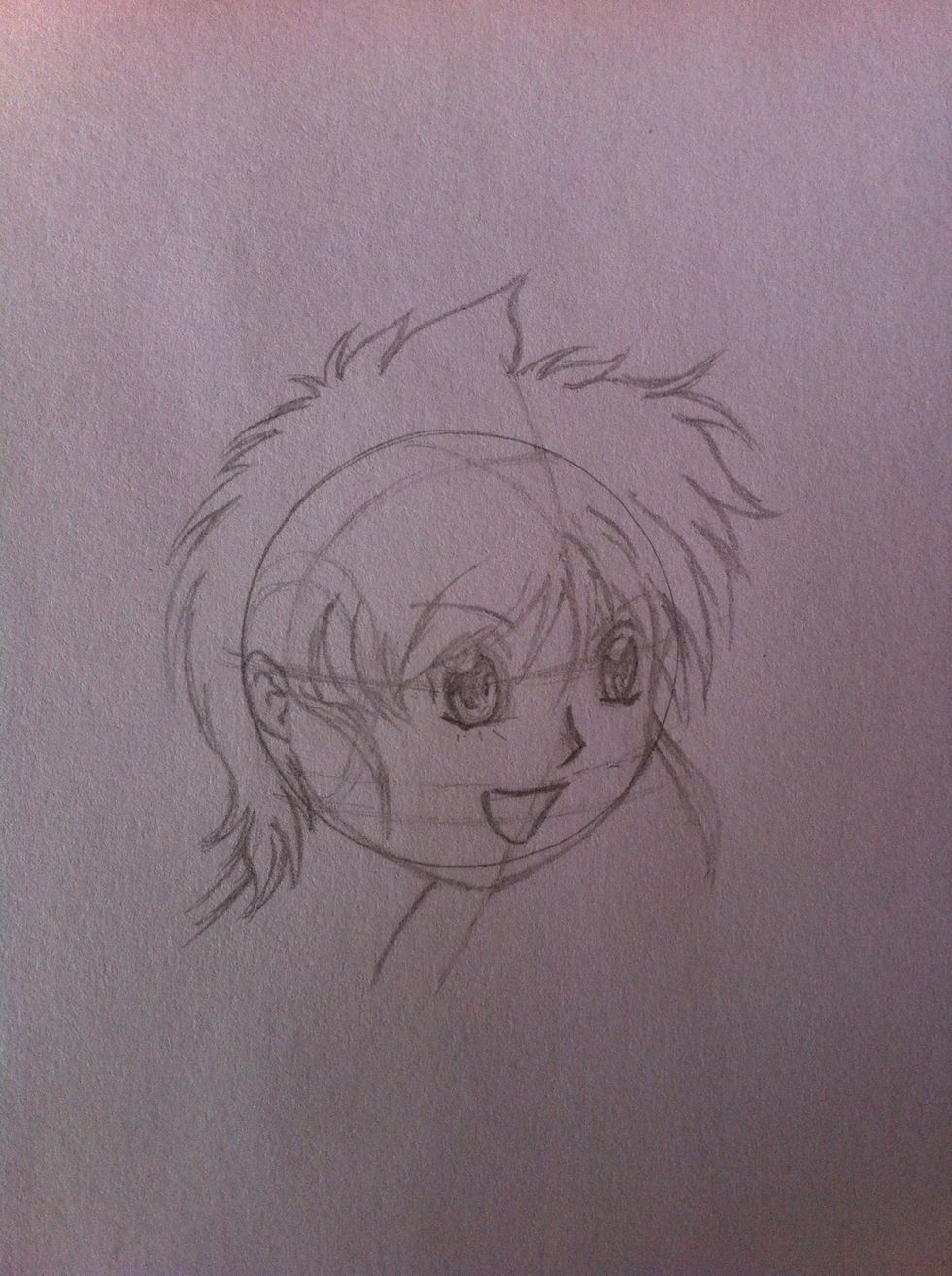 Always making the sketch first, and is ok if looks so bad hehe.. because it's just the sketch..