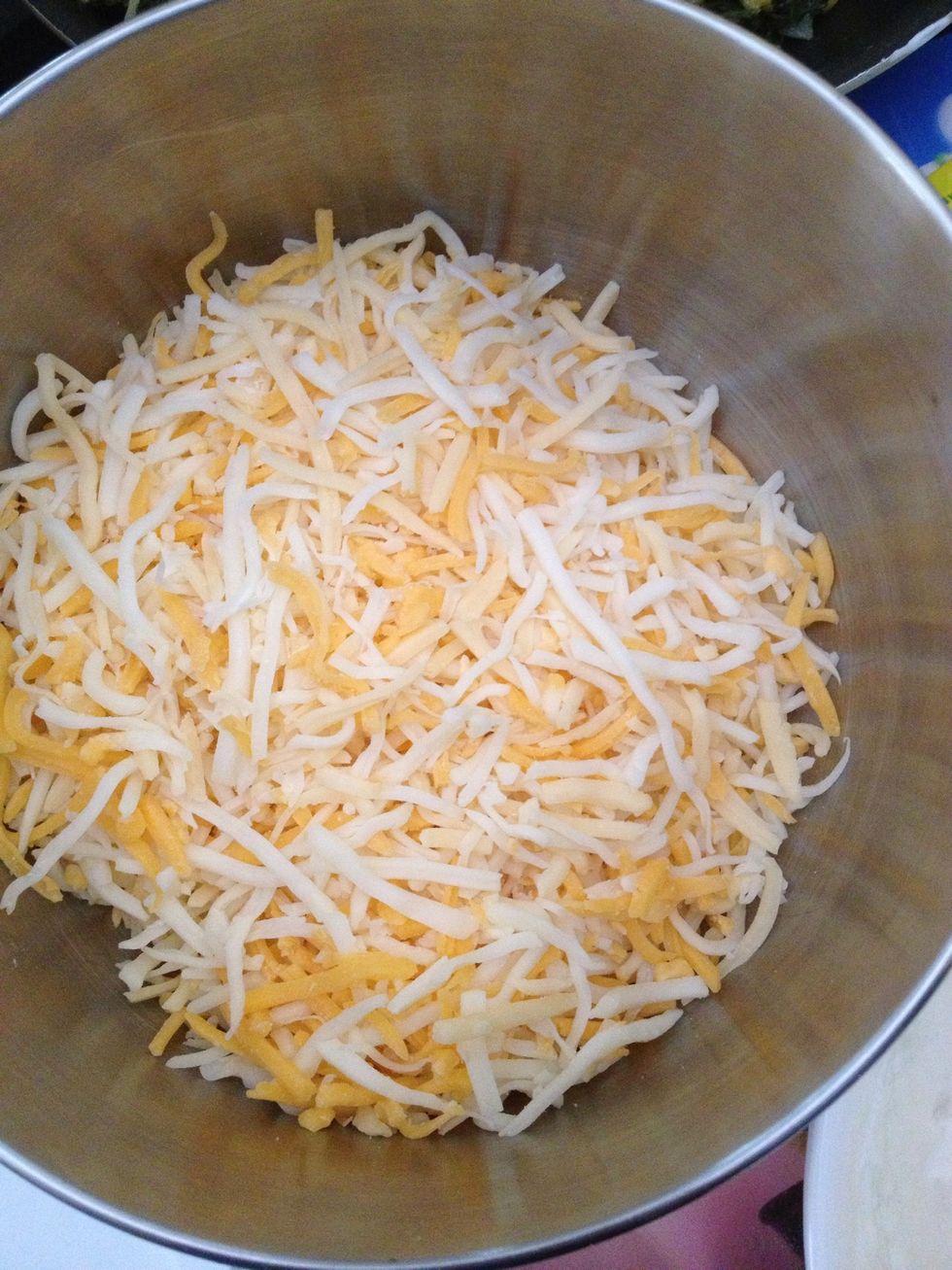 Am using Mexican cheese and sharp cheddar