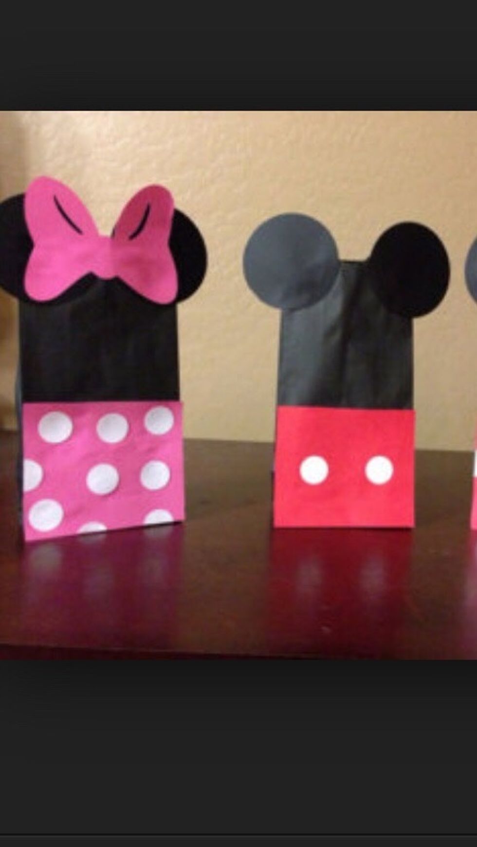 Amazing what black circles, white circles on red and pink blocks come out, huh?