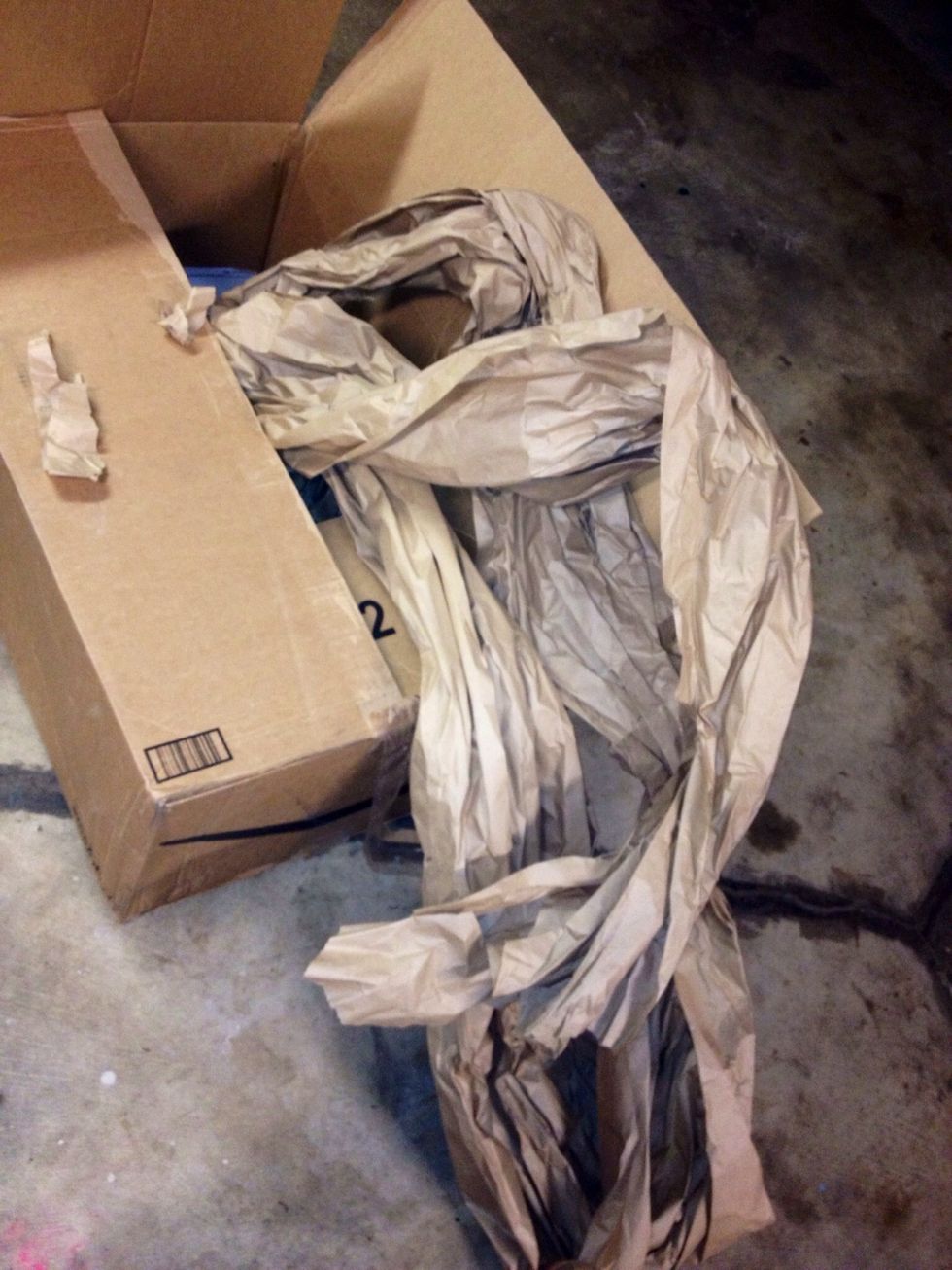 Amazon and many other orgs blindly load packaging into shipping boxes. A medium size box can sometimes contain thirty feet of reusable paper.