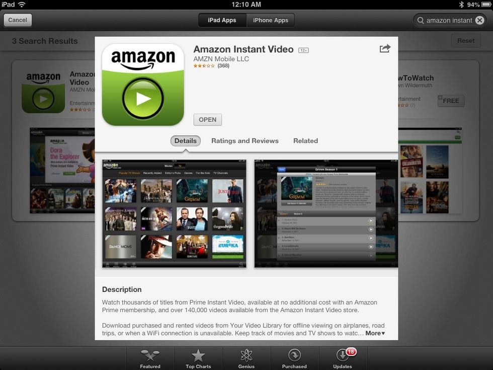 Amazon Instant video?