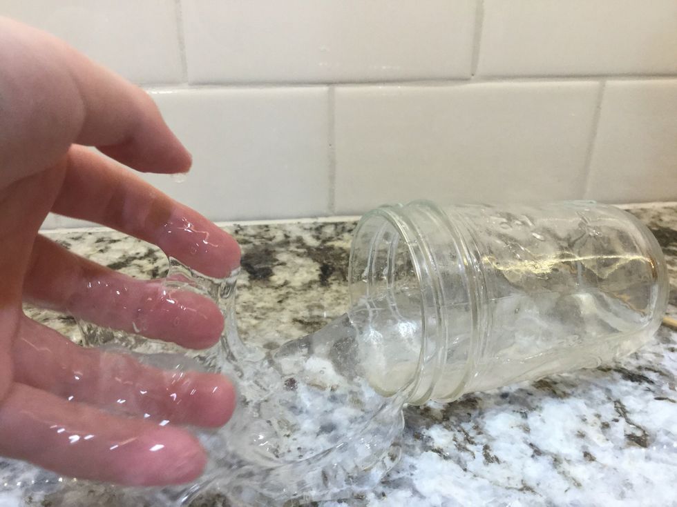 An now I'm going to take it out of the jar to play with...