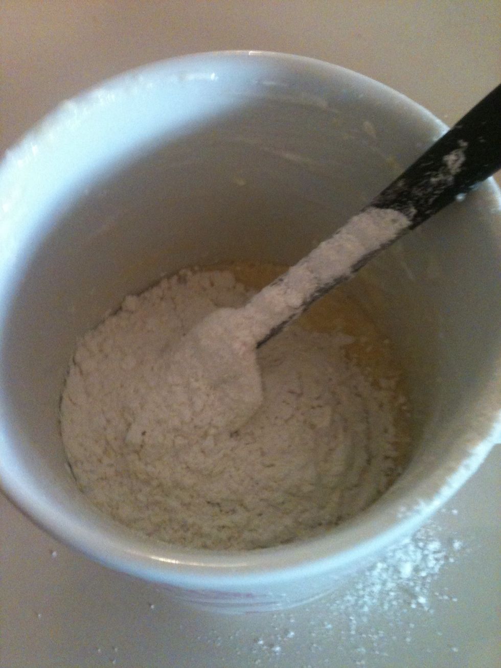 And 1/4 cup flour