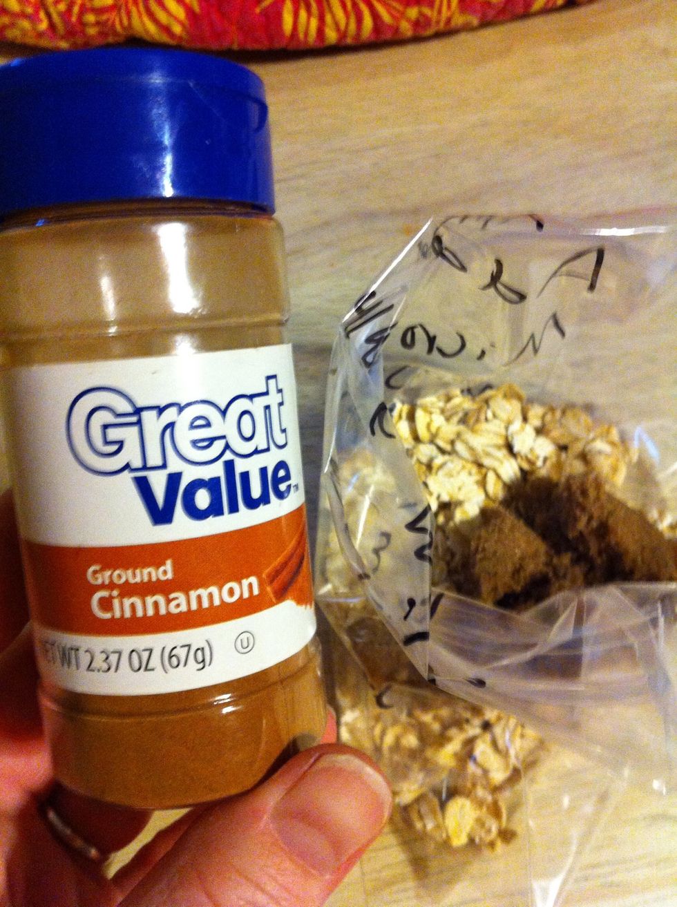 ..and 1/4 teaspoon of cinnamon.