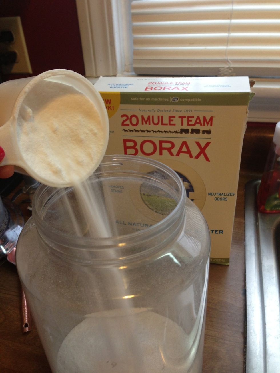And 1 cup Borax.