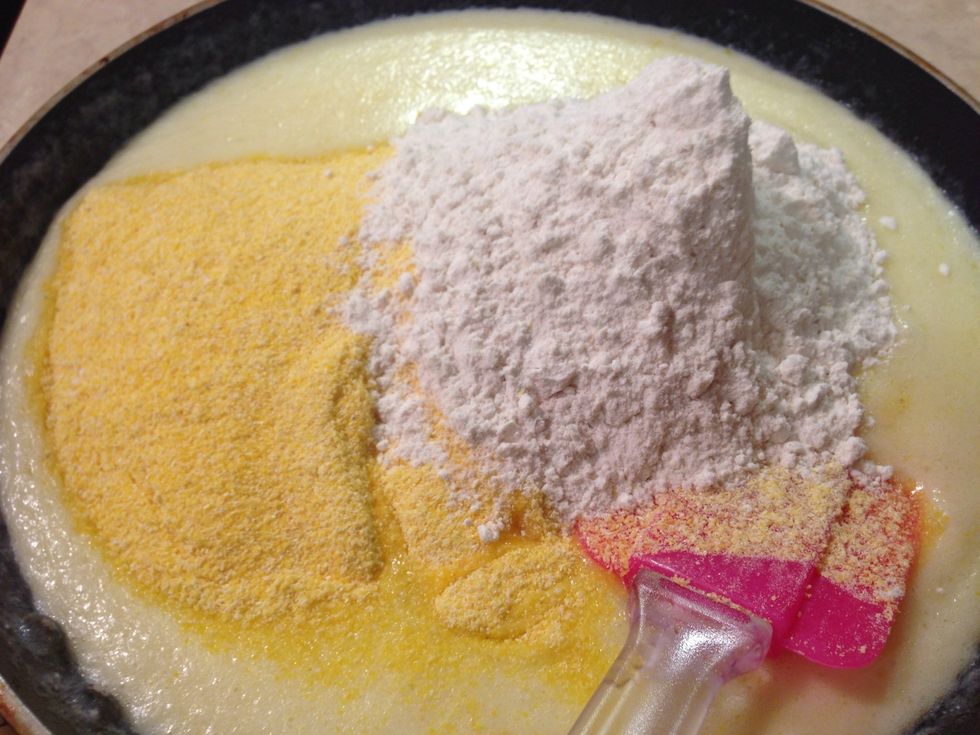 And 1 cup of all purpose flour