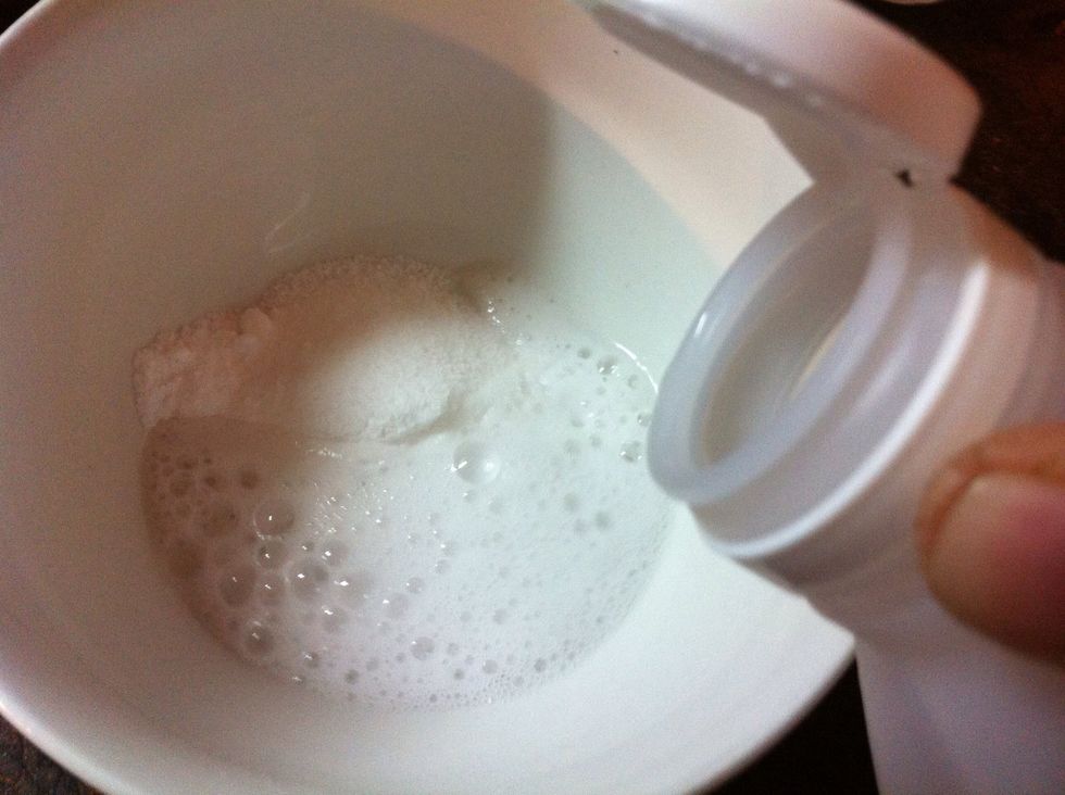 ...and 1 part vinegar.