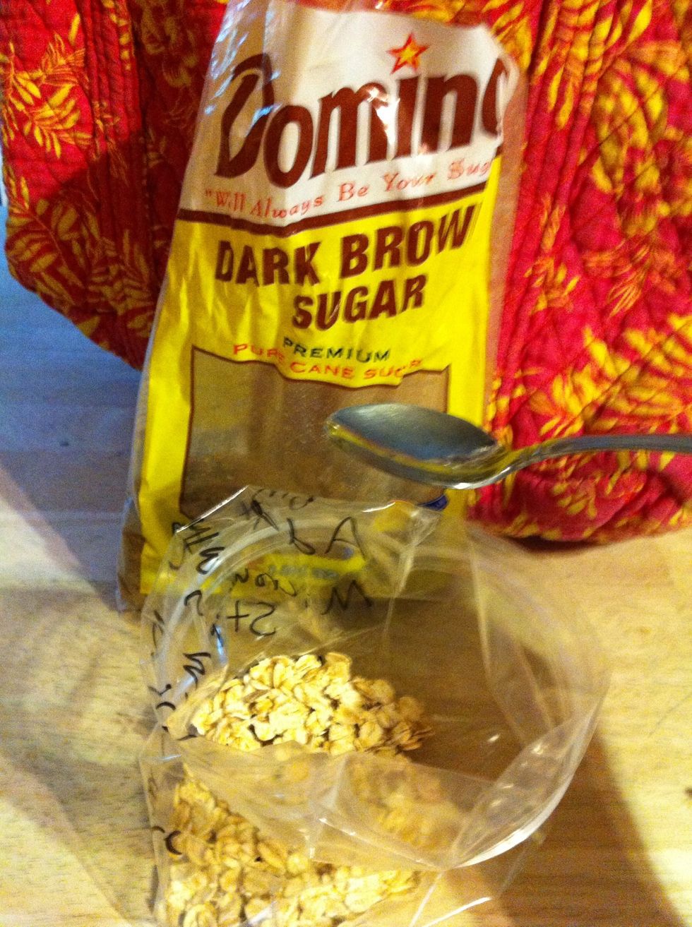..and 2 teaspoons brown sugar..