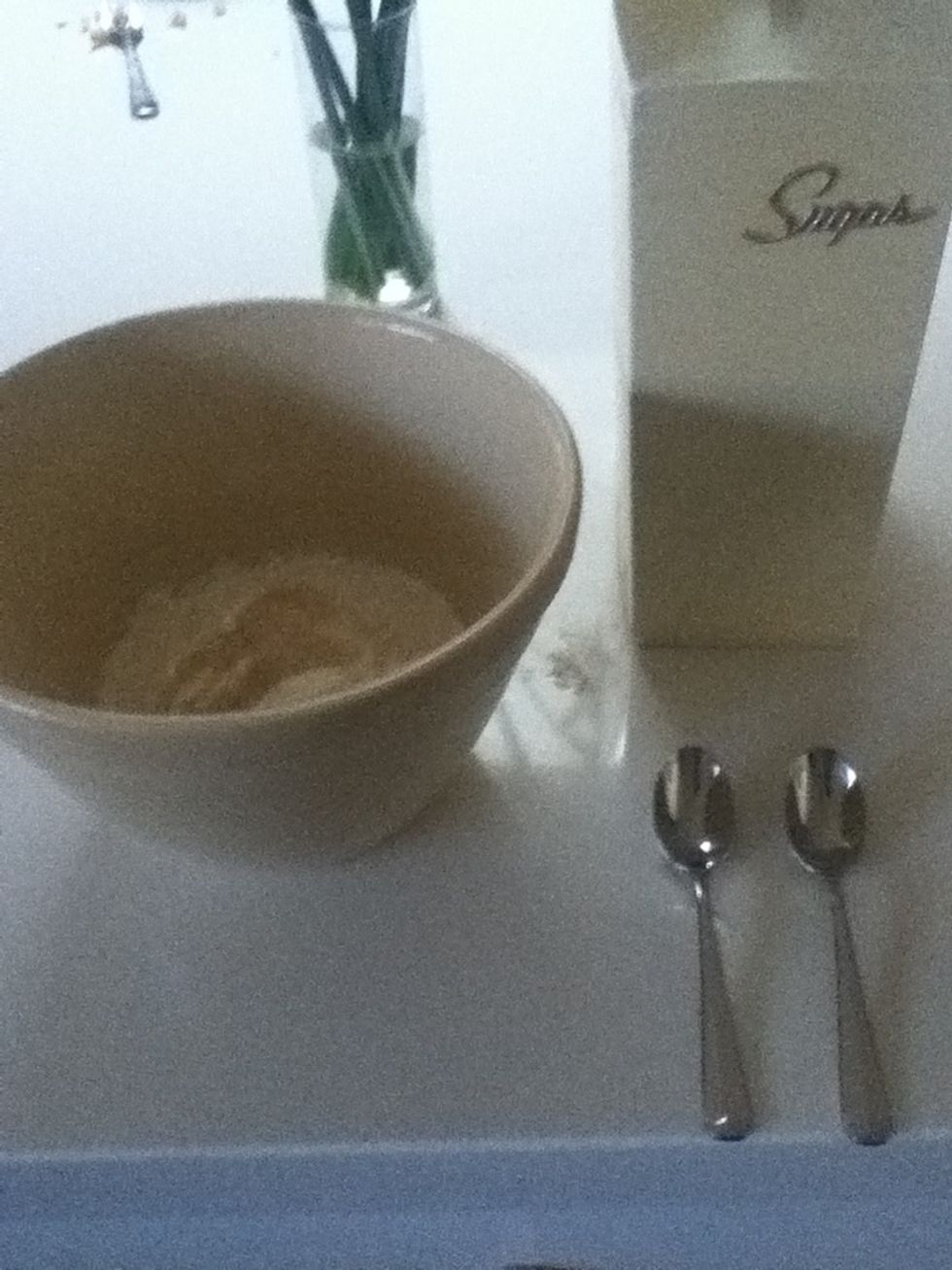 And 2 teaspoons of sugar