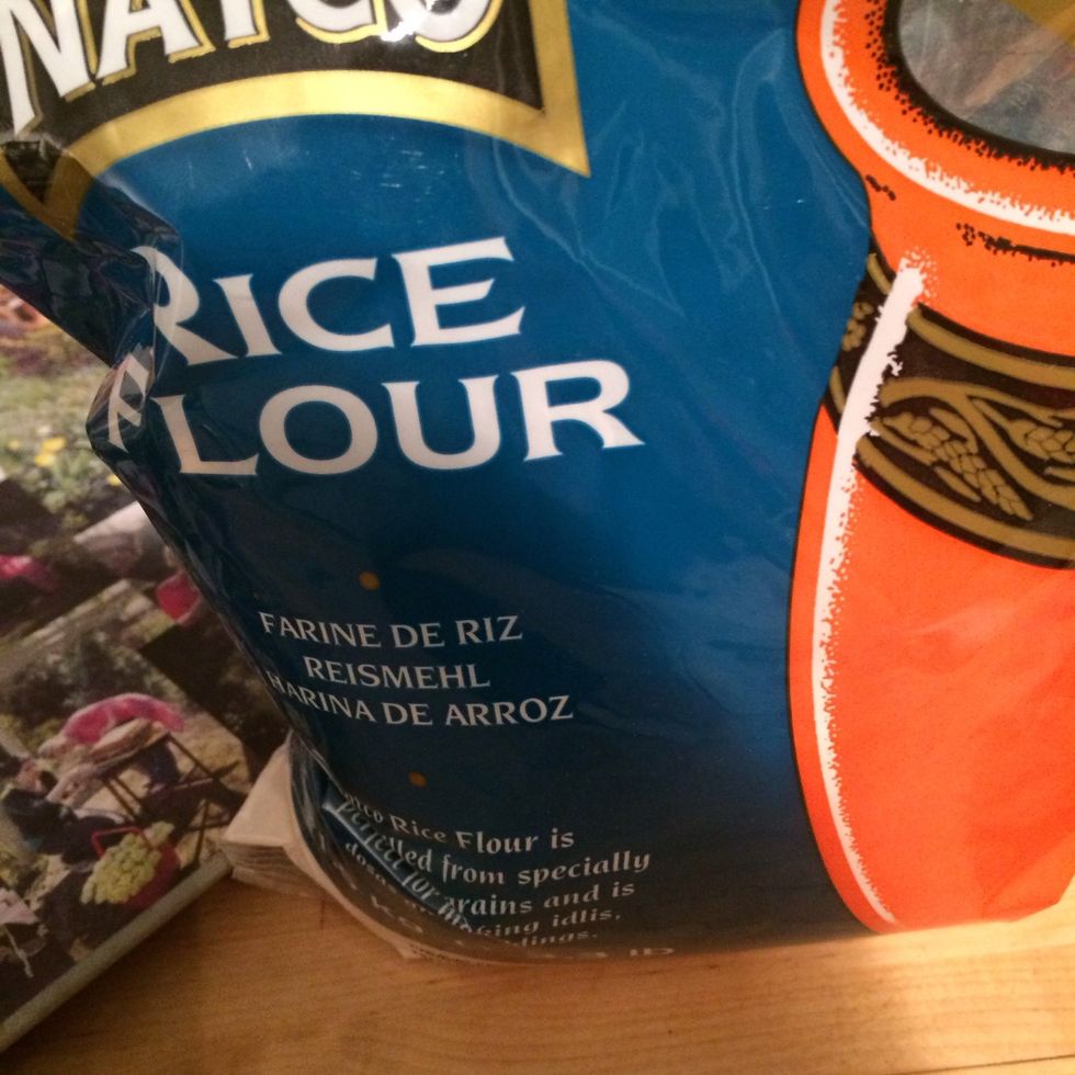 And 90g off rice flour (you can use normal if you don't have this)