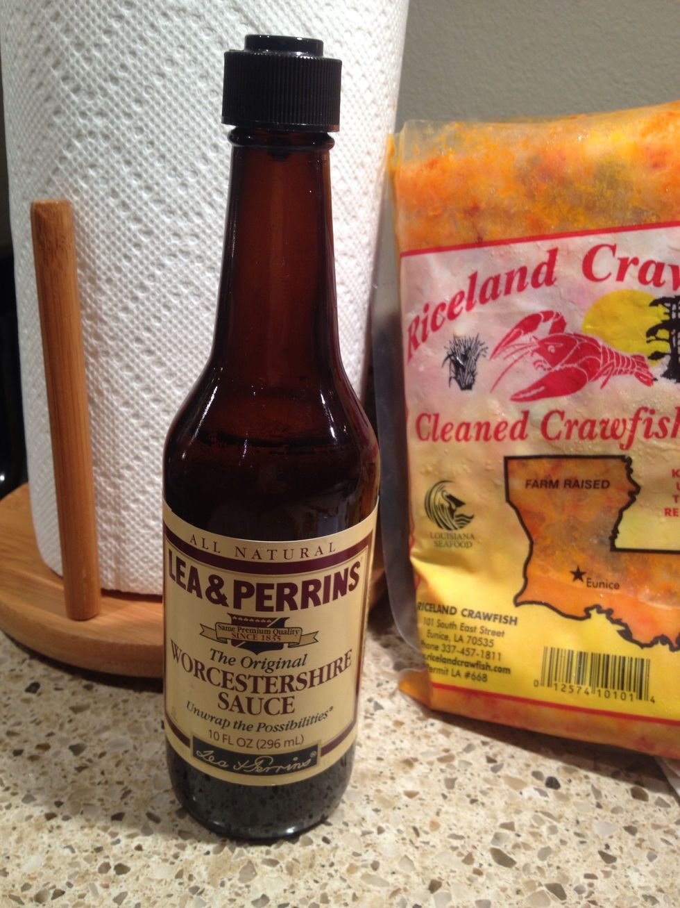 And a bit of Worcestershire sauce.