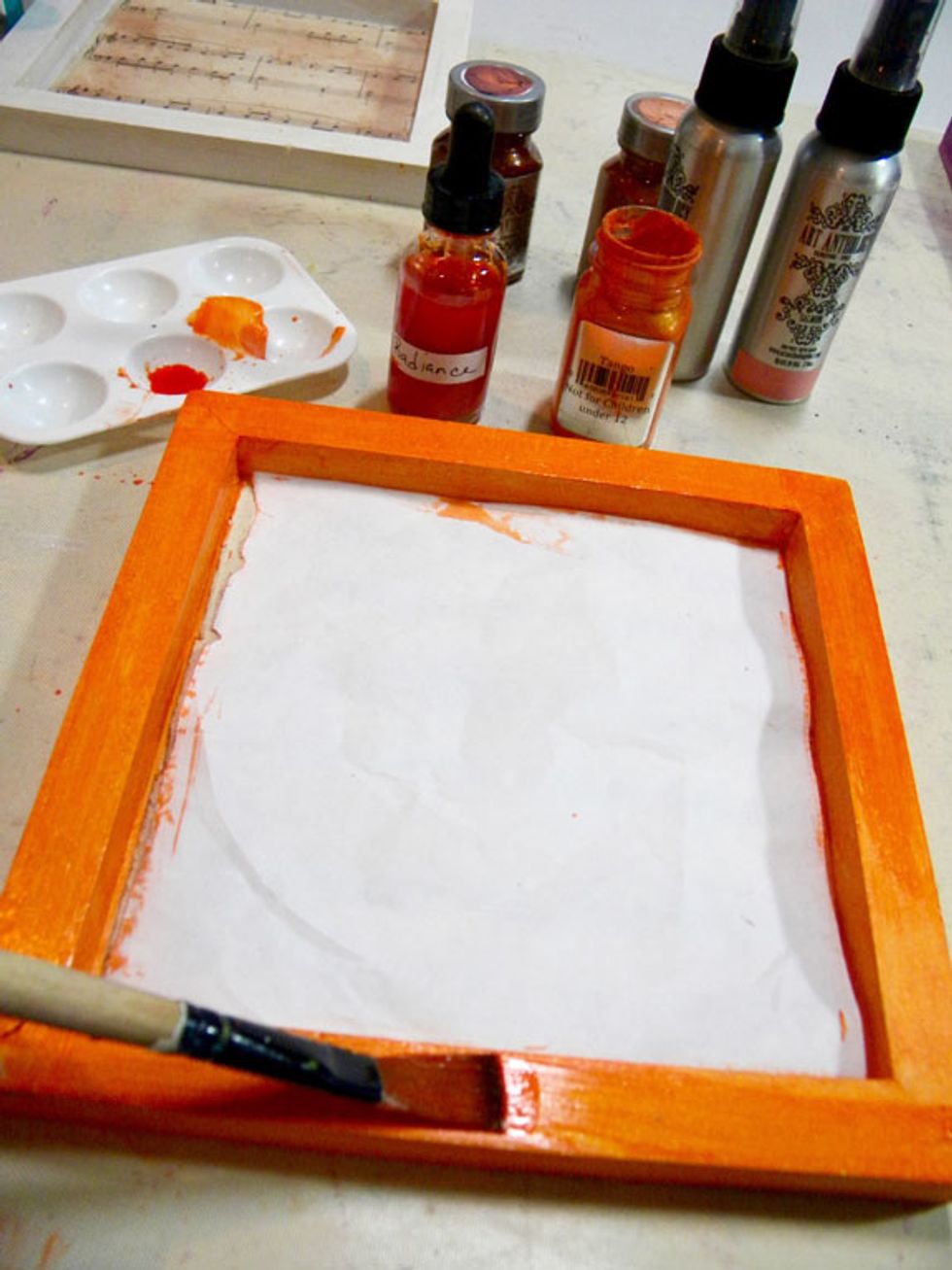 And a coat of Radiance Minx Shimmering Ink on top.