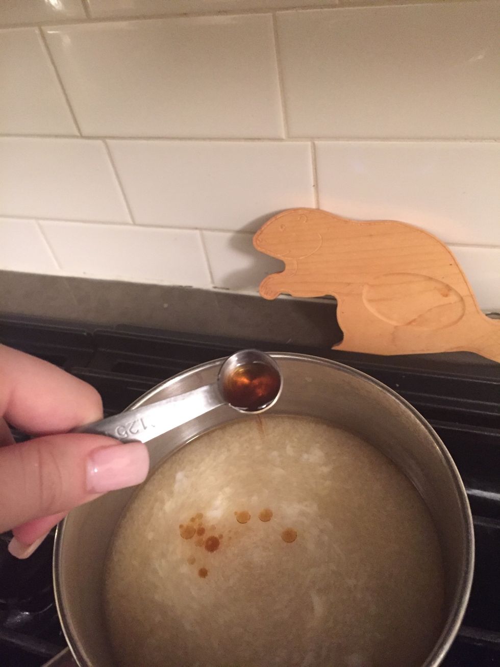 And a little bit of sesame oil.