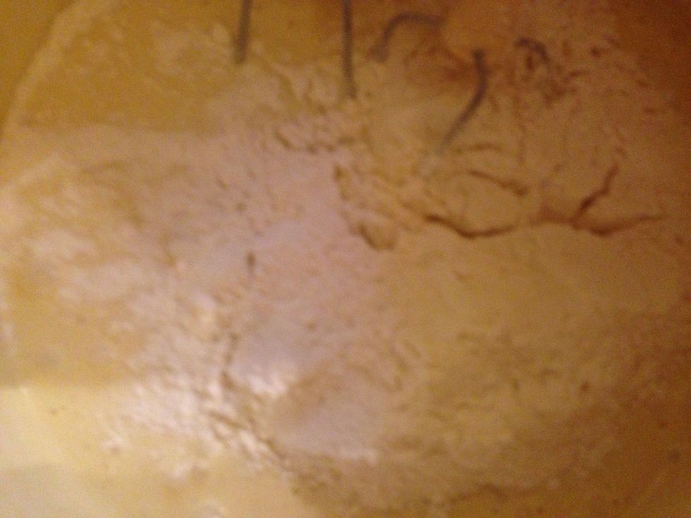 ...and a little of flour and little of milk