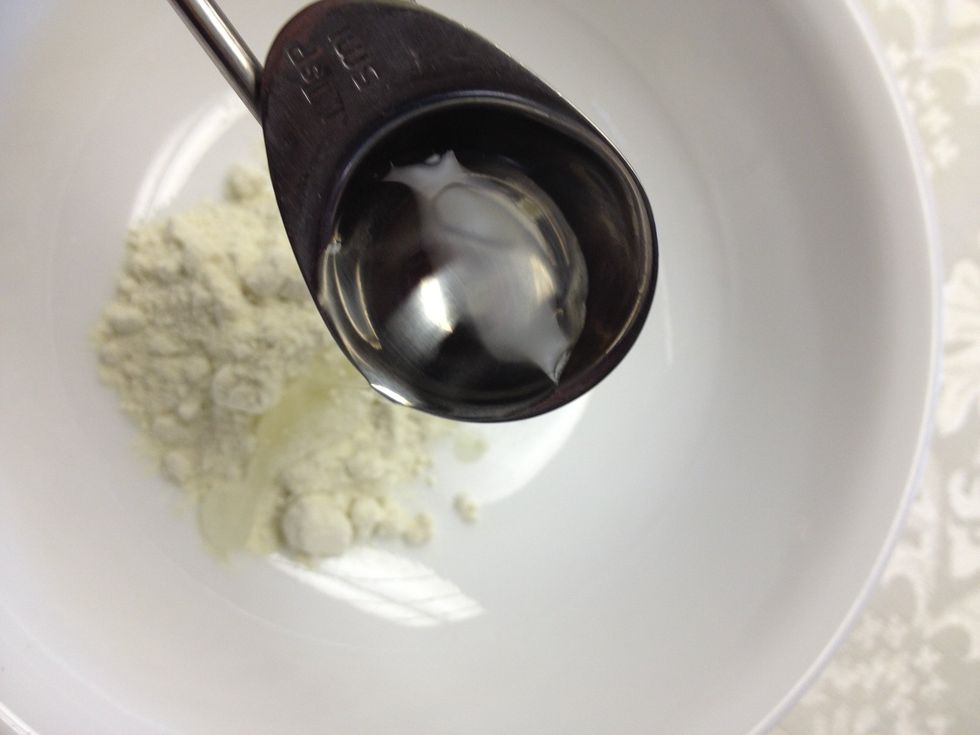 and a little water until it forms a paste.