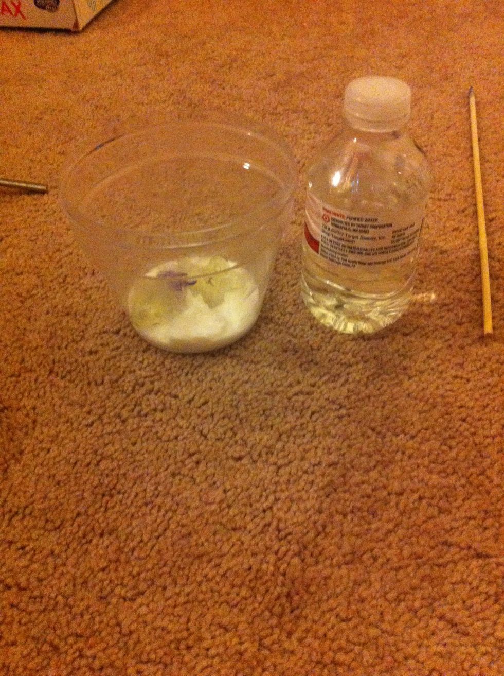And a little water