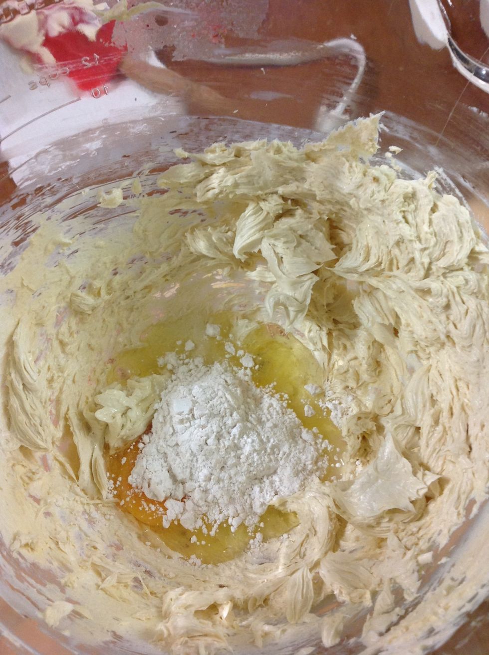 And a spoon full of flour