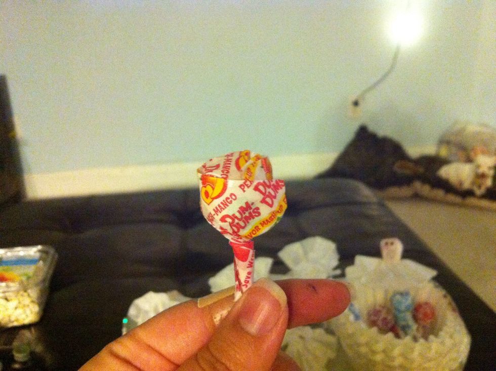 ...and a sucker (small ones work best).