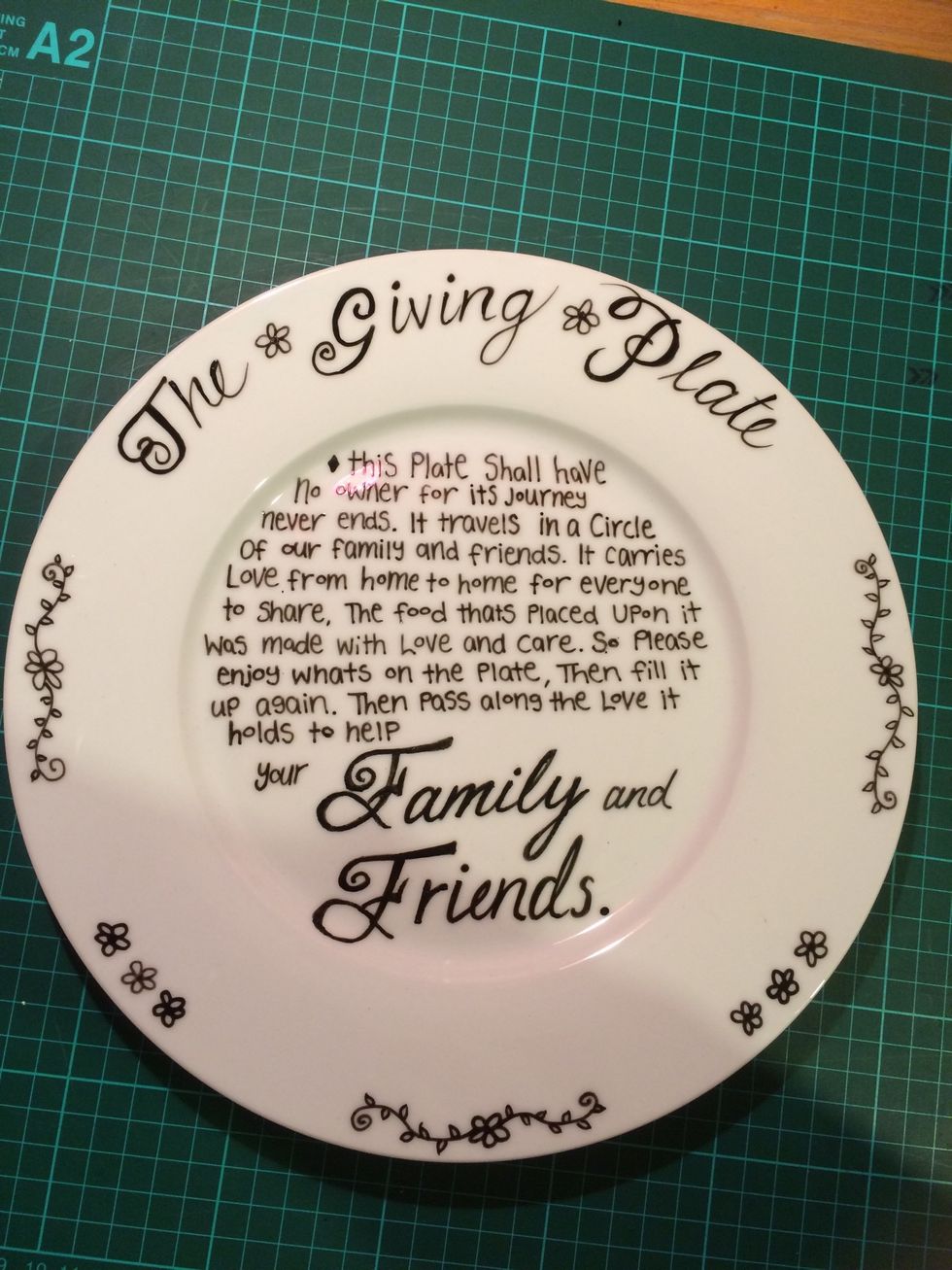 And a title, and the plate is complete! Oh except colour