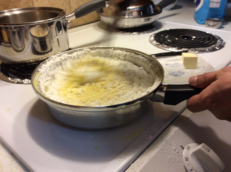 And add 1 cup of flour