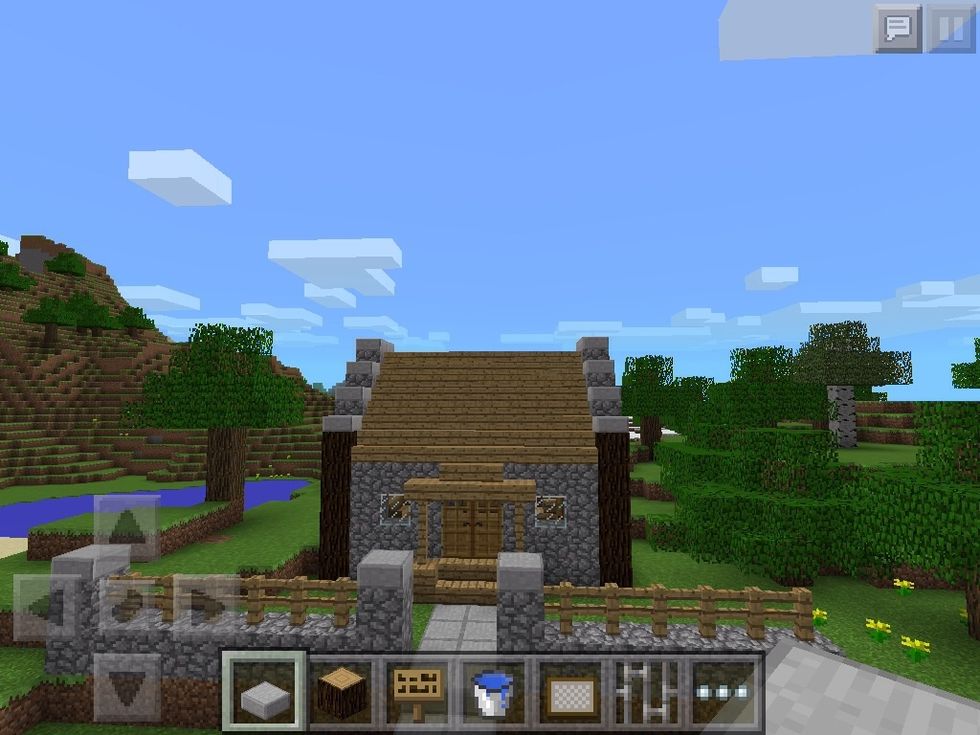 And add cute back garden. The End