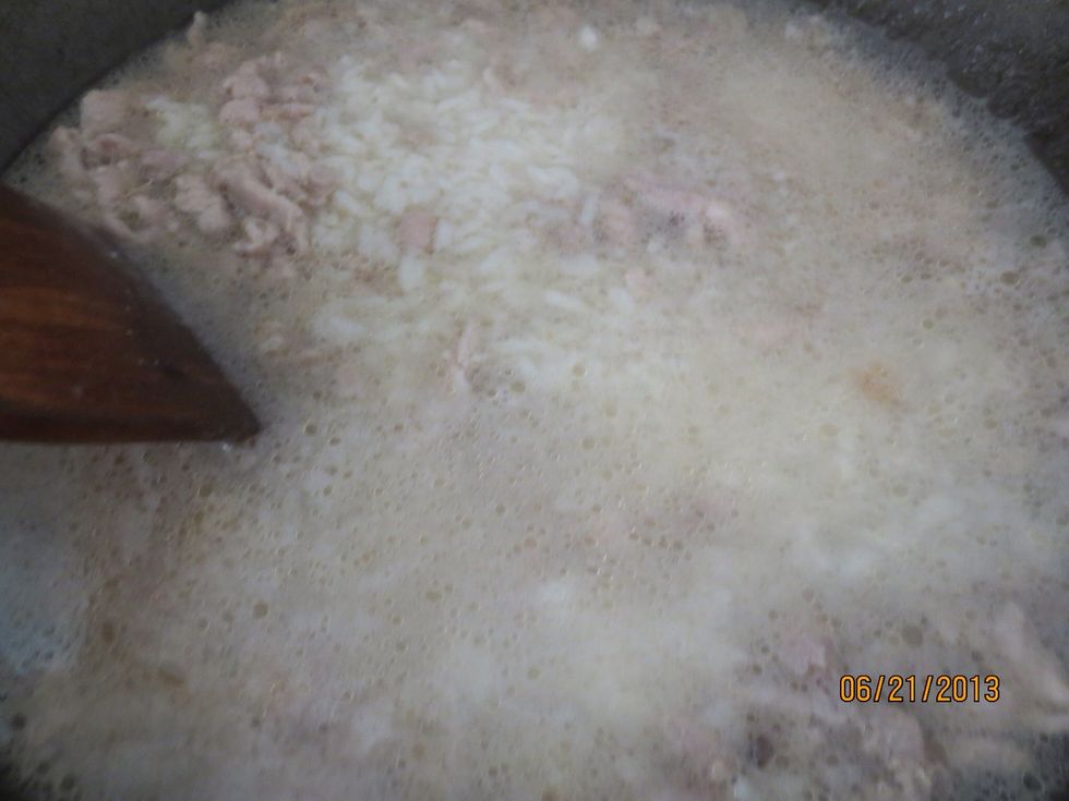 And add it to your, what is now, pork soup!