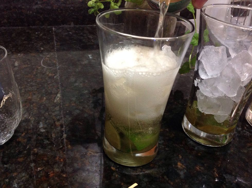 And add some ginger ale...