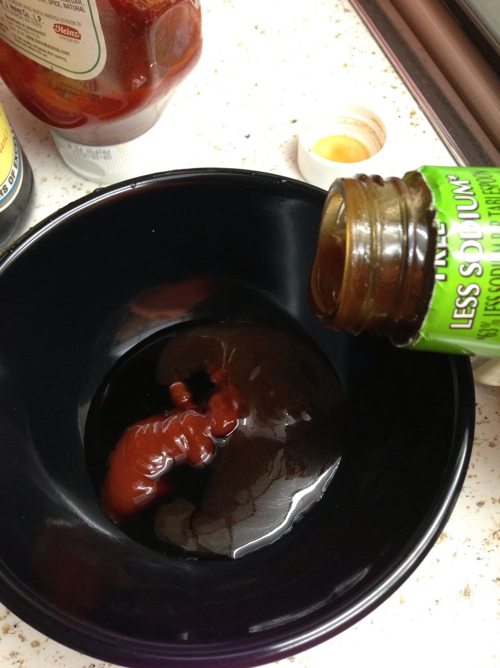 And add stir fry sauce.