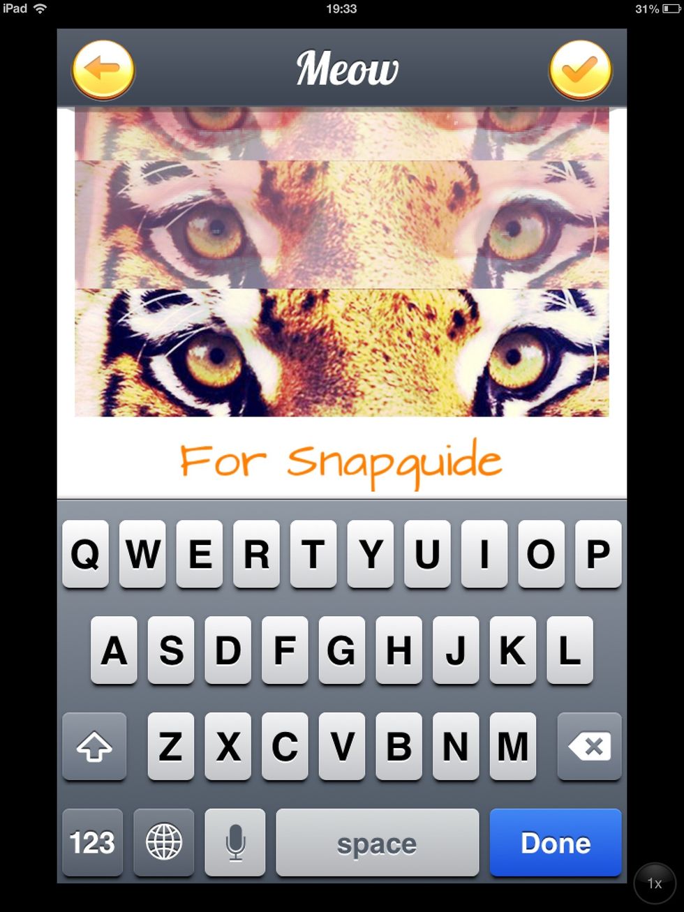 And add text