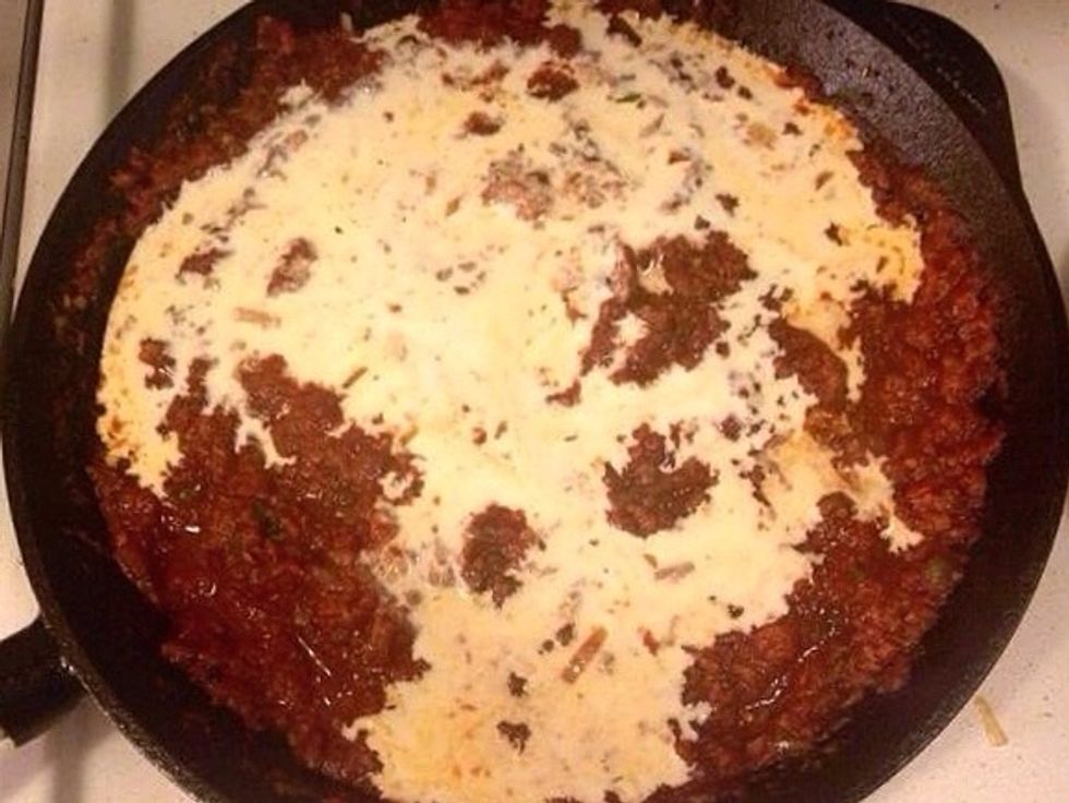 ..and add the cooking cream.