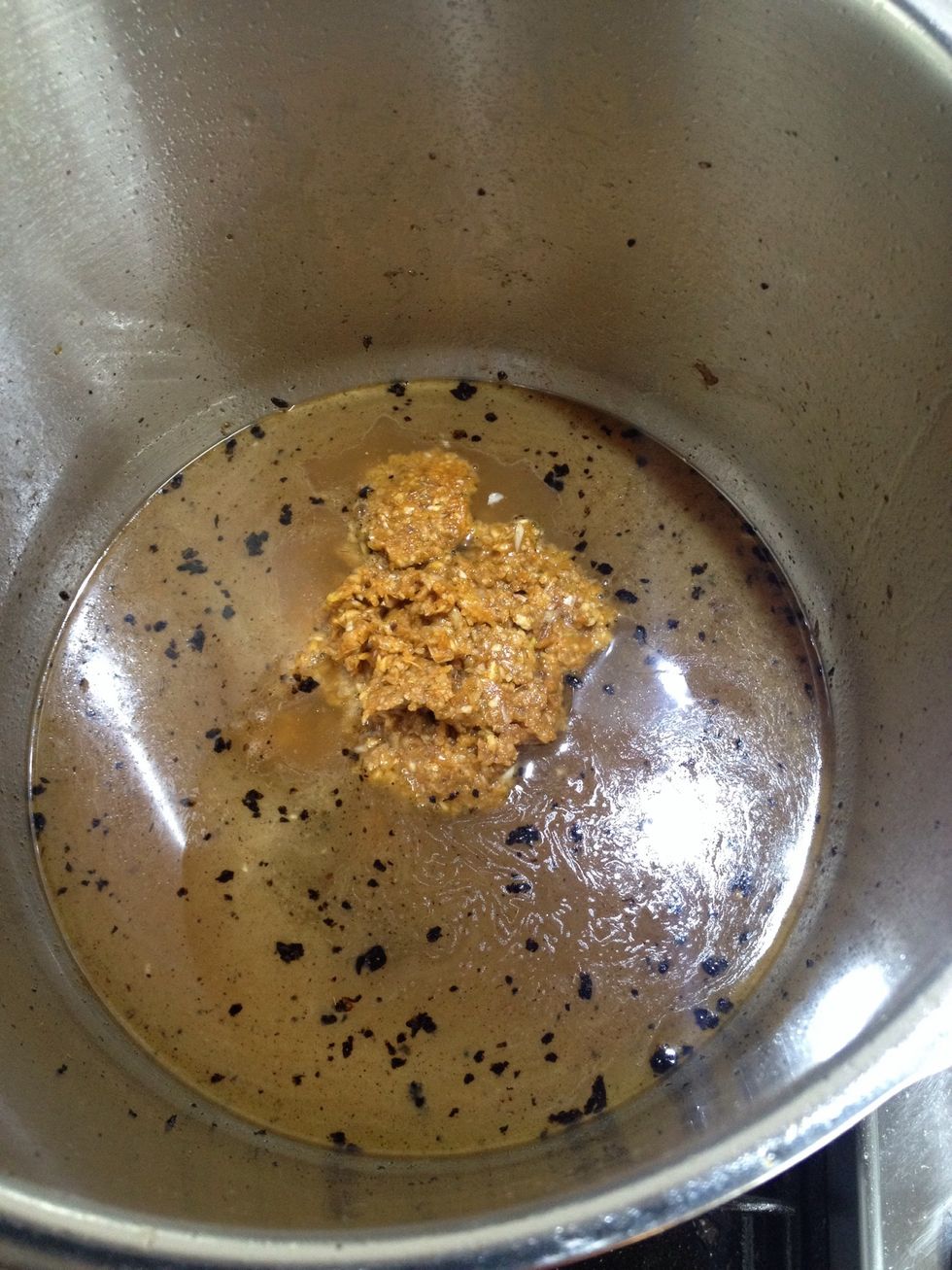 ...and add the marinade set aside earlier.