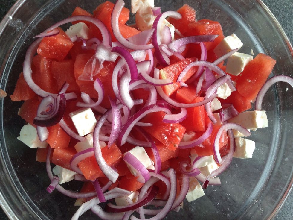 And add to the salad.