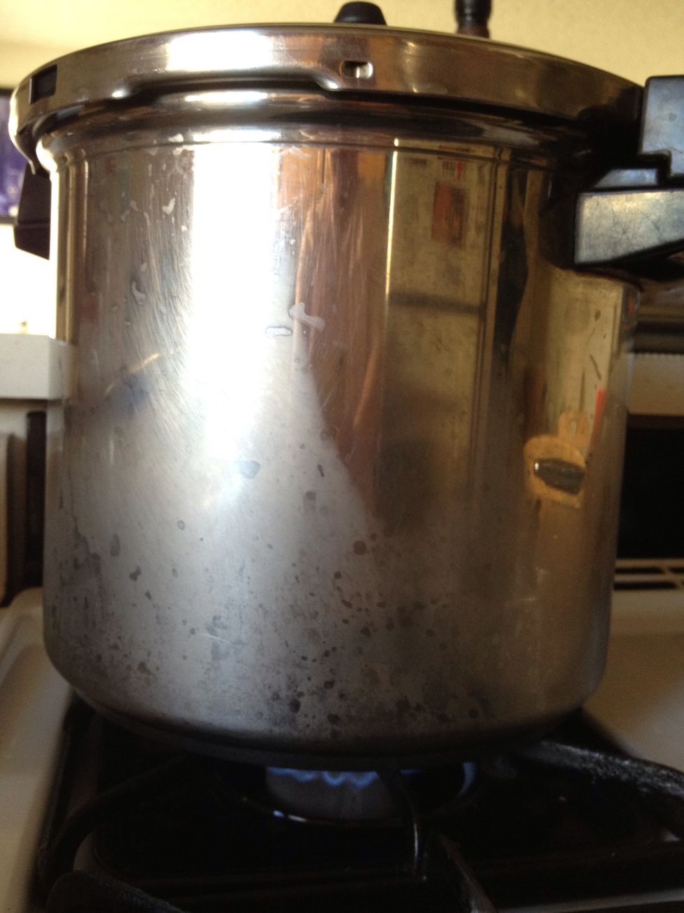 And adjust your fire into medium low and simmer it for 50minutes.