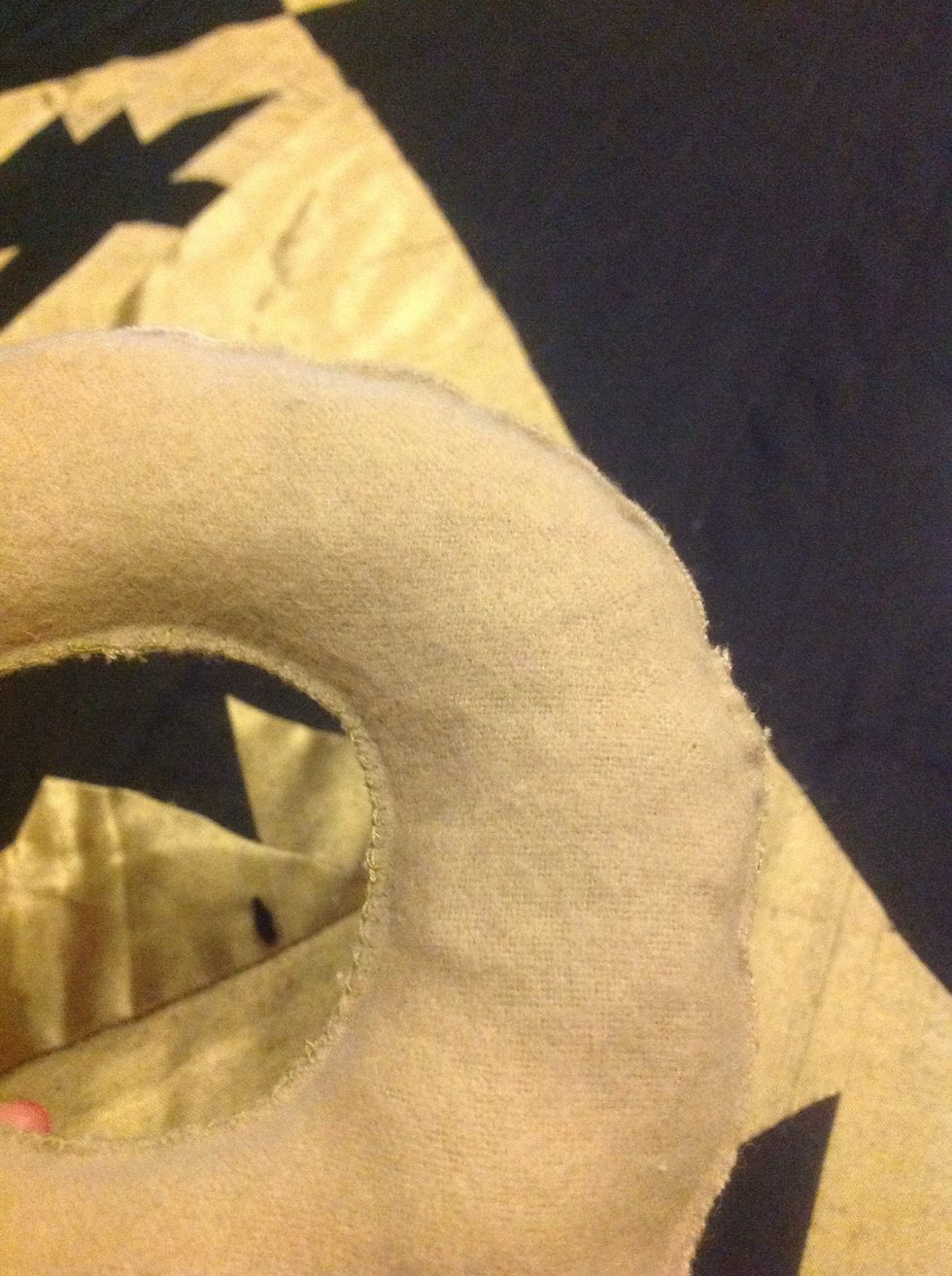 And after stuffing, you can close the open part with glue or stitch it. I stitched it.