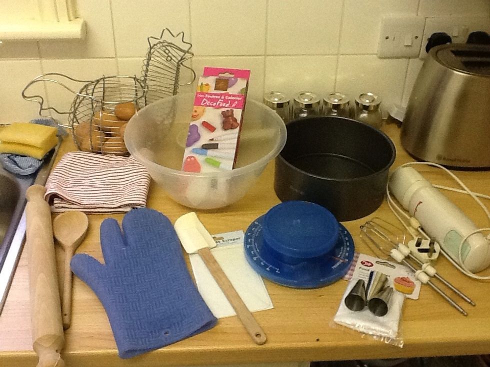 And all of your equipment (1 minute)