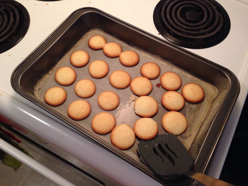 And also had them baking for little too long. Now scrape them off and do it again!